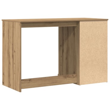 γραφείο vidaXL με αποθηκευτικά χώρο Artisan Oak 50x115x75cm Επεξεργασμένο ξύλο 1 τεμ.