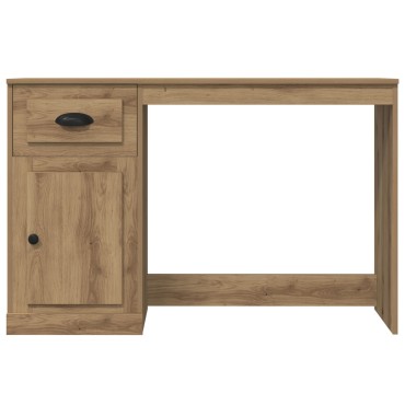 γραφείο vidaXL με αποθηκευτικά χώρο Artisan Oak 50x115x75cm Επεξεργασμένο ξύλο 1 τεμ.