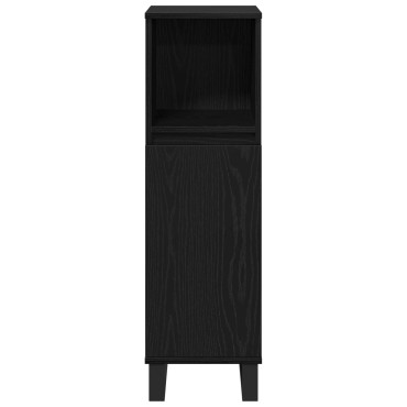 vidaXL Ντουλάπα Μπάνιου Μαύρη Δρυς 30x30x100cm Επεξεργασμένο Ξύλο 1 τεμ.