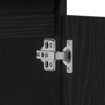 vidaXL Ντουλάπι Χωρις Νιπτήρα Μαύρη Δρυς 65x33x60cm Επεξεργασμένο Ξύλο