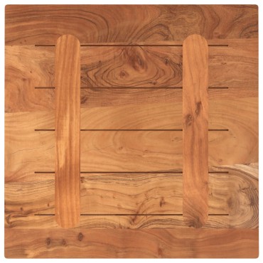 vidaXL Επιφάνεια Τραπεζιού Τετράγωνη 50x50x3,8cm Μασίφ Ξύλο Ακακίας 1 τεμ.