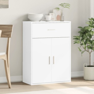 vidaXL Βοηθητικό Ντουλάπι Λευκό 60x30x84cm από Επεξεργασμένο Ξύλο 1 τεμ.