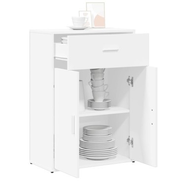 vidaXL Βοηθητικό Ντουλάπι Λευκό 60x30x84cm από Επεξεργασμένο Ξύλο 1 τεμ.