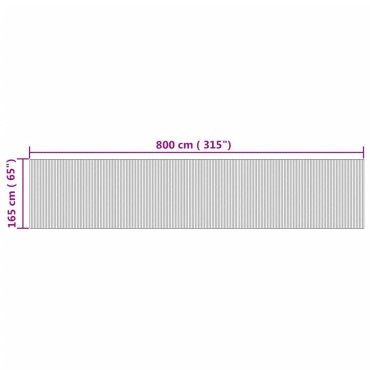 vidaXL Διαχωριστικό Δωματίου Φυσικό 165x800cm από Μπαμπού 1 τεμ.