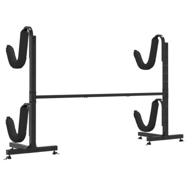 vidaXL Ράφι Αποθήκευσης Καγιάκ για 2 Καγιάκ 250x57x127,5 εκ. Ατσάλι