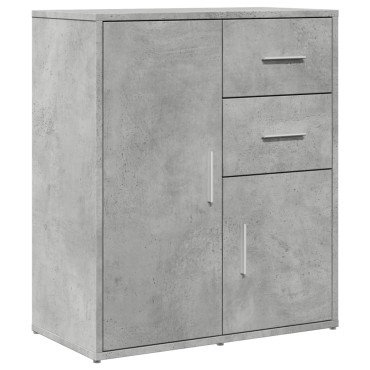 vidaXL Βοηθητικό Ντουλάπι Γκρι Σκυρ. 60x31x70cm από Επεξεργασμένο Ξύλο 1 τεμ.