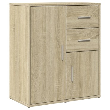 vidaXL Βοηθητικό Ντουλάπι Sonoma Δρυς 60x31x70cm Επεξεργασμένο Ξύλο 1 τεμ.