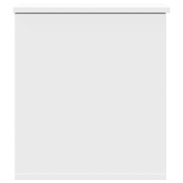 vidaXL Κουτί Αποθήκευσης Λευκό 40x42x46cm Επεξεργασμένο Ξύλο 1 τεμ.