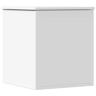 vidaXL Κουτί Αποθήκευσης Λευκό 40x42x46cm Επεξεργασμένο Ξύλο 1 τεμ.