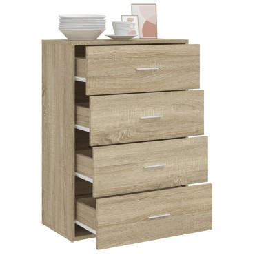 vidaXL Ντουλάπι Sonoma Δρυς 60x31x84cm Επεξεργασμένο Ξύλο 1 τεμ.