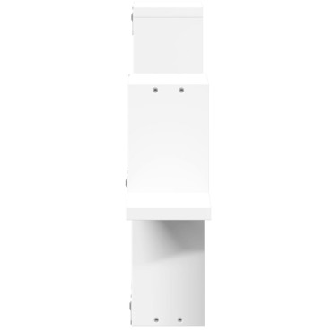 vidaXL Ράφι Τοίχου Λευκό 104,5x10x43cm από Επεξεργασμένο Ξύλο 1 τεμ.