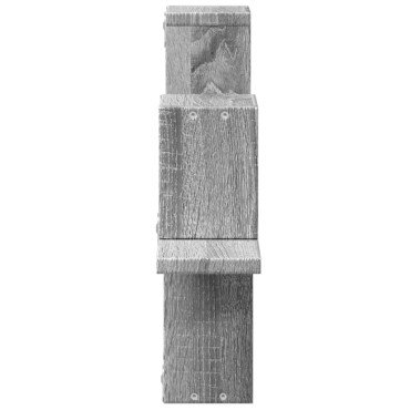 vidaXL Ραφιέρα Τοίχου Γκρι Sonoma 104,5x10x43cm Επεξεργασμένο Ξύλο 1 τεμ.