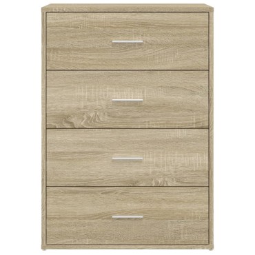 vidaXL Βοηθητικά Ντουλάπια 2 τεμ. Sonoma Δρυς 60x31x84cm Επεξ. Ξύλο