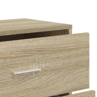 vidaXL Βοηθητικά Ντουλάπια 2 τεμ. Sonoma Δρυς 60x31x84cm Επεξ. Ξύλο