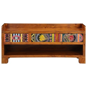 vidaXL Παγκάκι παπουτσιών 100x35x45cm από μασίφ ξύλο Ακακίας 1 τεμ.