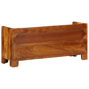 vidaXL Παγκάκι παπουτσιών 100x35x45cm από μασίφ ξύλο Ακακίας 1 τεμ.