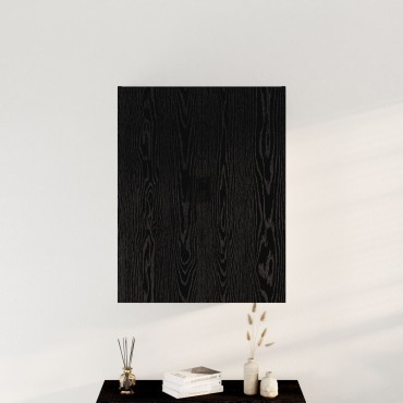 vidaXL Κρεμαστό Ντουλάπι Μαύρο Δρυς 69,5x34x90cm από Επεξεργασμένο Ξύλο 1 τεμ.