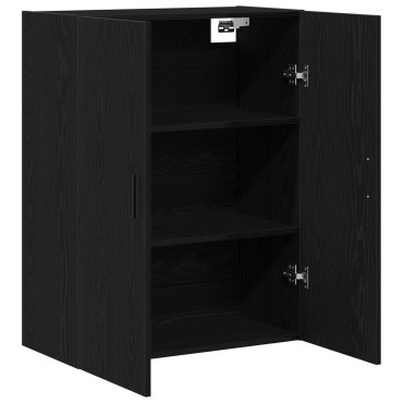 vidaXL Κρεμαστό Ντουλάπι Μαύρο Δρυς 69,5x34x90cm από Επεξεργασμένο Ξύλο 1 τεμ.