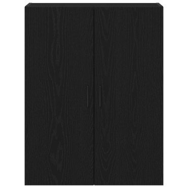vidaXL Κρεμαστό Ντουλάπι Μαύρο Δρυς 69,5x34x90cm από Επεξεργασμένο Ξύλο 1 τεμ.