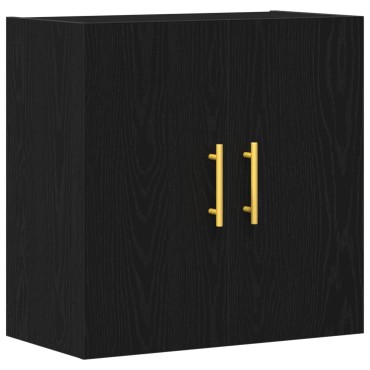 vidaXL Ντουλάπα Τοίχου Μαύρη Δρυς 60x31x70cm Κατασκευασμένο ξύλο 1 τεμ.