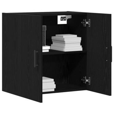 vidaXL Ντουλάπι Τοίχου Μαύρη Δρυς 60x31x60cm Επεξεργασμένο Ξύλο 1 τεμ.