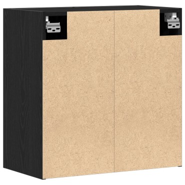 vidaXL Ντουλάπι Τοίχου Μαύρη Δρυς 60x31x60cm Επεξεργασμένο Ξύλο 1 τεμ.