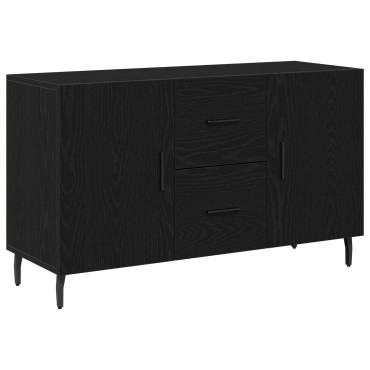 vidaXL Μπουφές Μαύρος Δρυς 100x36x60cm από Ξύλο 1 τεμ.