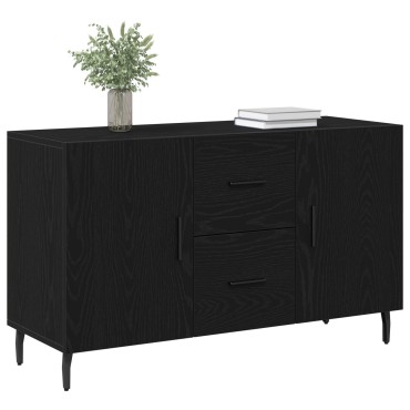 vidaXL Μπουφές Μαύρος Δρυς 100x36x60cm από Ξύλο 1 τεμ.
