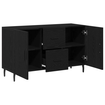 vidaXL Μπουφές Μαύρος Δρυς 100x36x60cm από Ξύλο 1 τεμ.
