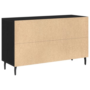 vidaXL Μπουφές Μαύρος Δρυς 100x36x60cm από Ξύλο 1 τεμ.