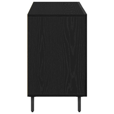 vidaXL Μπουφές Μαύρος Δρυς 100x36x60cm από Ξύλο 1 τεμ.