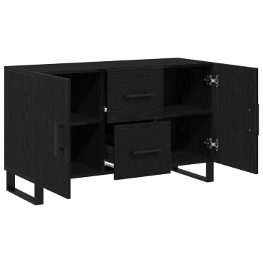 vidaXL Μπουφές Μαύρη Δρυς 100x36x60cm Κατασκευασμένο Ξύλο 1 τεμ.