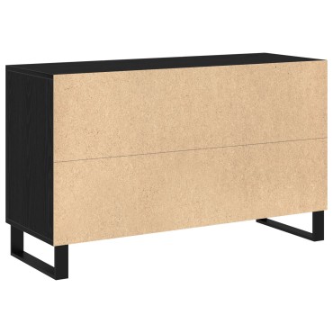 vidaXL Μπουφές Μαύρη Δρυς 100x36x60cm Κατασκευασμένο Ξύλο 1 τεμ.