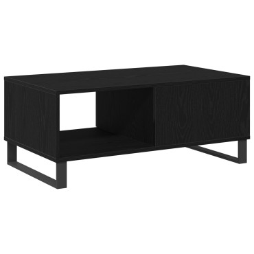 vidaXL Τραπέζι Καφέ Μαύρο Δρυς 90x50x36,5cm Επεξεργασμένο ξύλο 1 τεμ.
