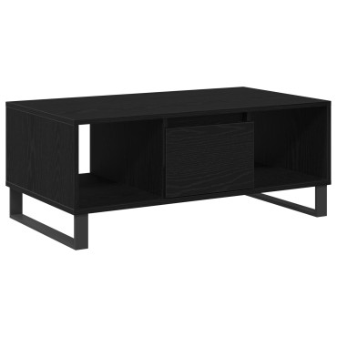 vidaXL Τραπέζι Καφέ Μαύρη Δρυς 90x50x36,5cm Κατασκευασμένο από Ξύλο 1 τεμ.