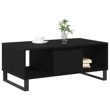 vidaXL Τραπέζι Καφέ Μαύρη Δρυς 90x50x36,5cm Κατασκευασμένο από Ξύλο 1 τεμ.