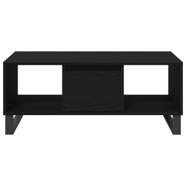 vidaXL Τραπέζι Καφέ Μαύρη Δρυς 90x50x36,5cm Κατασκευασμένο από Ξύλο 1 τεμ.