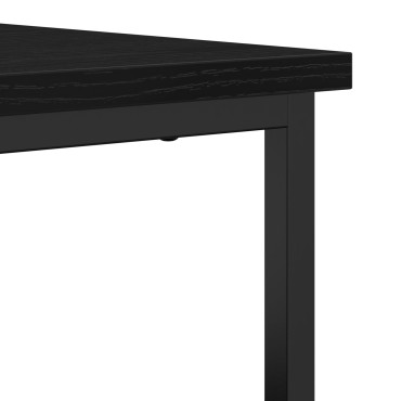 vidaXL Μπουφές Μαύρο Δρυς 70x30x80cm από Κατασκευασμένο Ξύλο 1 τεμ.
