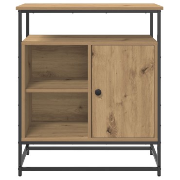vidaXL Μπουφές Artisan Oak 69x35x80cm από Επεξεργασμένο Ξύλο και Χάλυβα 1 τεμ.
