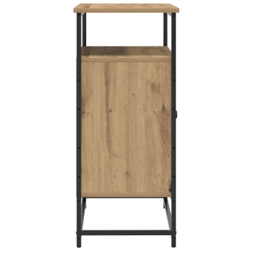 vidaXL Μπουφές Artisan Oak 69x35x80cm από Επεξεργασμένο Ξύλο και Χάλυβα 1 τεμ.