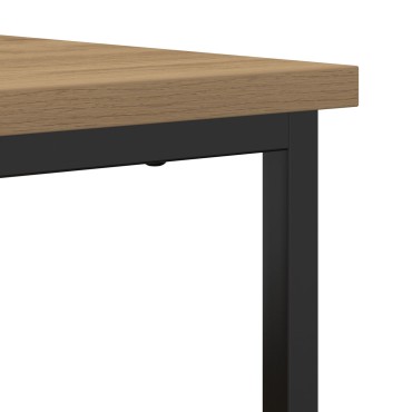 vidaXL Μπουφές Artisan Oak 69x35x80cm από Επεξεργασμένο Ξύλο και Χάλυβα 1 τεμ.