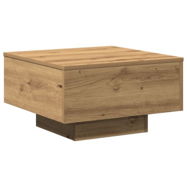 vidaXL Τραπέζι Σαλονιού Artisian από Δρυό 55x55x31cm Φτιαγμένο από ξύλο 1 τεμ.