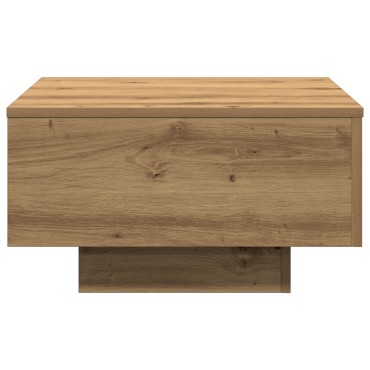 vidaXL Τραπέζι Σαλονιού Artisian από Δρυό 55x55x31cm Φτιαγμένο από ξύλο 1 τεμ.