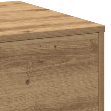 vidaXL Τραπέζι Σαλονιού Artisian από Δρυό 55x55x31cm Φτιαγμένο από ξύλο 1 τεμ.