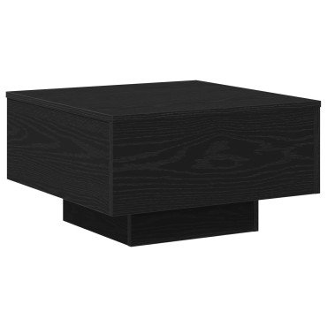 vidaXL Τραπεζάκι σαλονιού Μαύρο Δρυς 55x55x31cm από επεξεργασμένο ξύλο 1 τεμ.