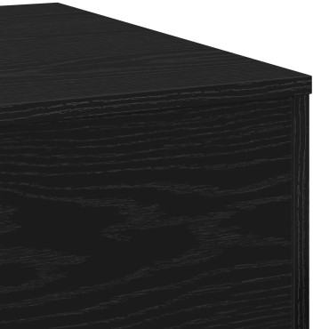 vidaXL Τραπεζάκι σαλονιού Μαύρο Δρυς 55x55x31cm από επεξεργασμένο ξύλο 1 τεμ.