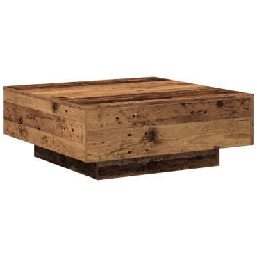 vidaXL Τραπέζι Καφετέριας από Παλαιό Ξύλο 80x80x31cm 1 τεμ.