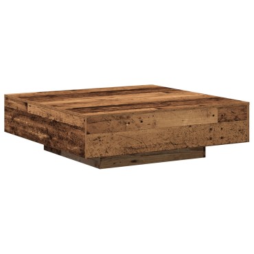 vidaXL Τραπέζι καφέ από παλιό ξύλο 100x100x31cm 1 τεμ.