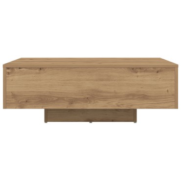 vidaXL Τραπέζι σαλονιού με LED φώτα Artisan Oak 85x55x31 εκ 1 τεμ.