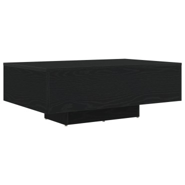 vidaXL Τραπεζάκι Σαλονιού με LED Φώτα Μαύρη Δρυς 85x55x31cm 1 τεμ.